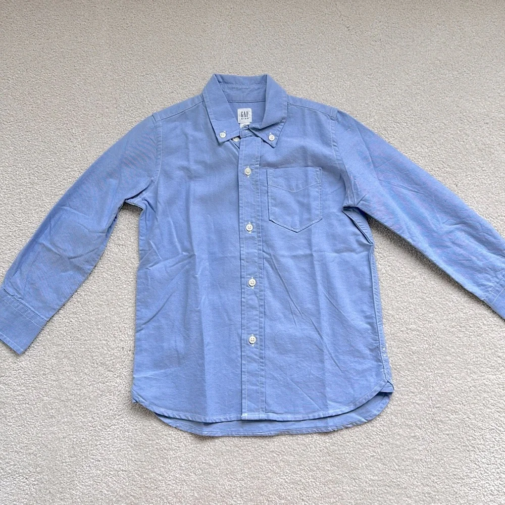 GAP Boys’ Blue Dress Shirt